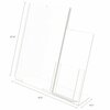 Deflecto Sign Holder with Pocket, 8.5x11", Clear 599401